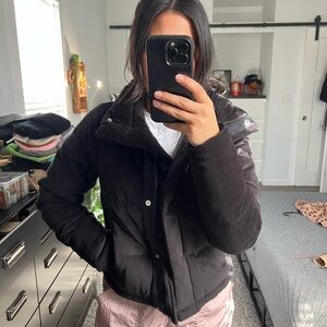 Abercrombie & Fitch Black Puffer Jacket